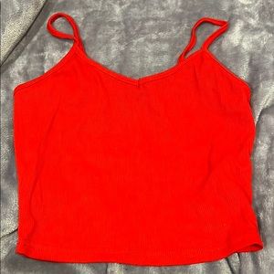 Red tank top